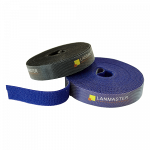 Хомут-липучка LANMASTER шириной 20 мм, 5 м